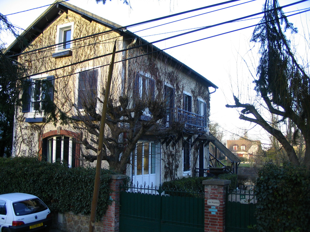 La villa des Bigochets, côté chemin.
