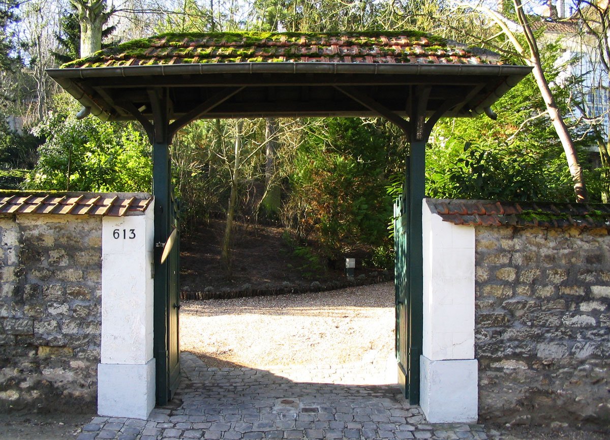 Porche de la villa La Clairière