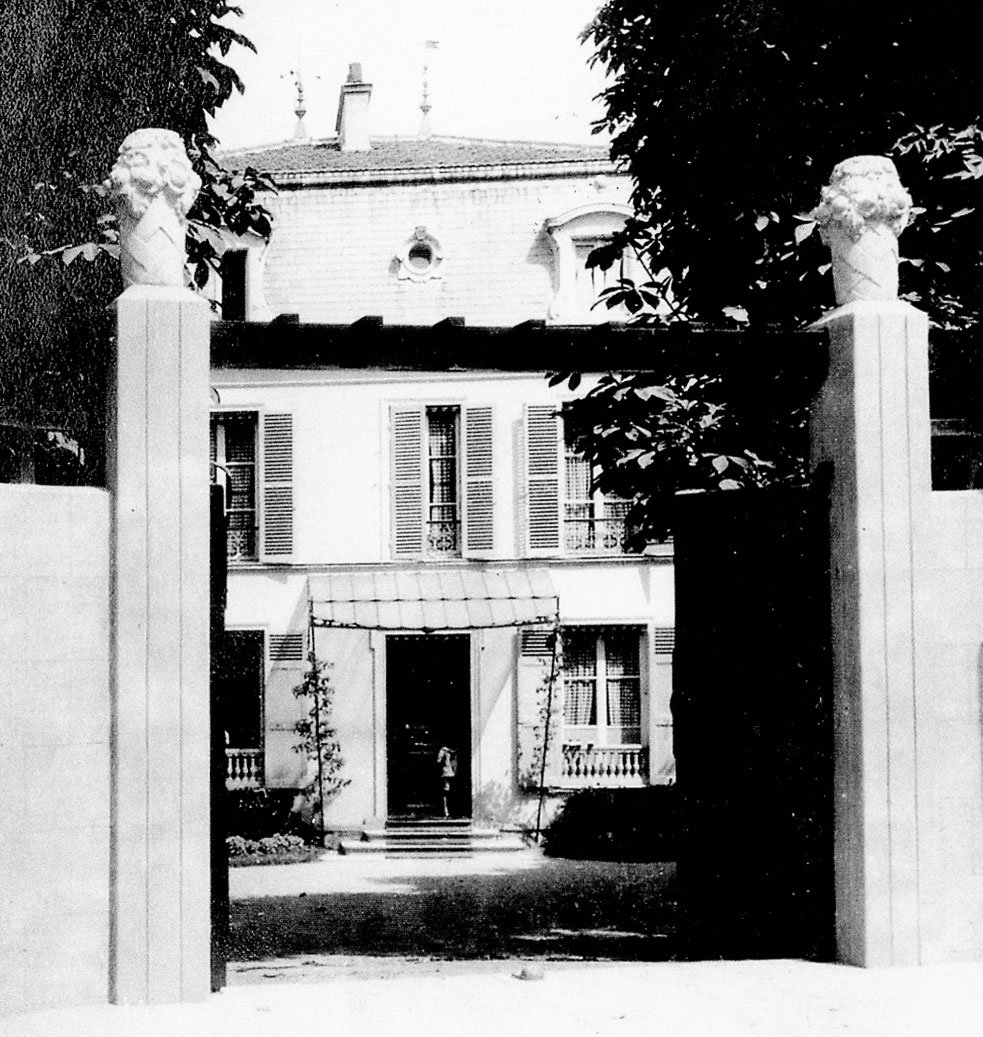 Façade avant de la villa Le Petit Bois