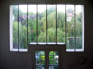 Vitrage d'atelier de la villa Le Petit Clos