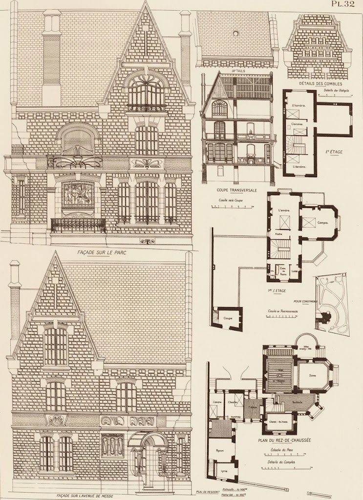 Plans de la villa Vista Bella