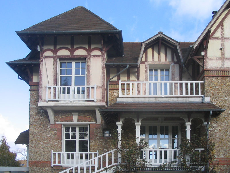 Détail de la façade avant.