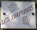 Plaque villas nom