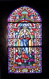Vitrail de la Sainte Vierge